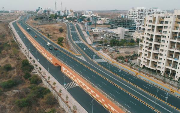 Alandi BRTS Road Project by Krishnae Infrastructure