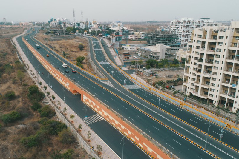 Road Construction at Alandi by Krishnae Infrastructure Pune