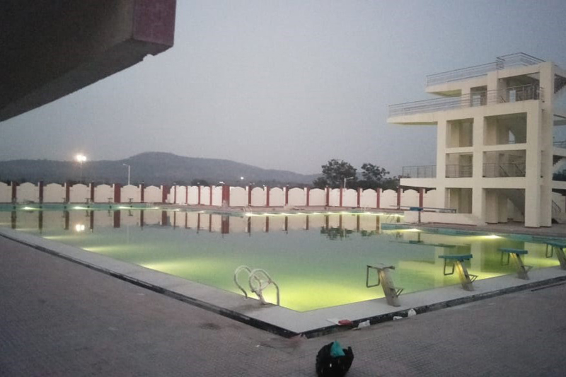 Swimming Pool construction at Khadakwasla by Krishnae Infrastructure Pune