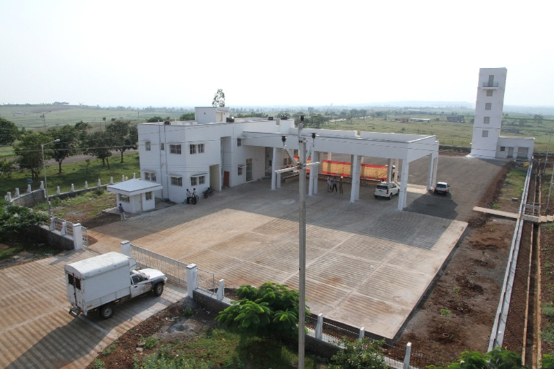 Firestation construction at Kagal by Krishnae Infrastructure Pune