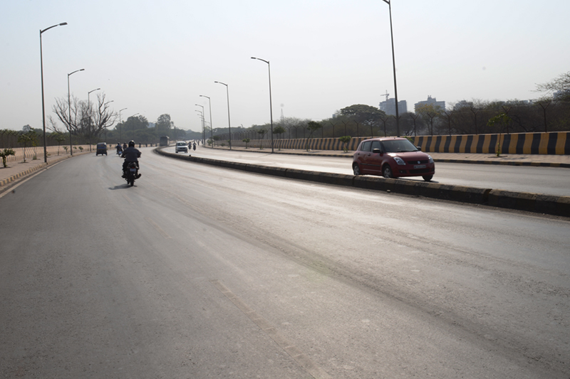 Road Construction at Sangamwadi by Krishnae Infrastructure Pune